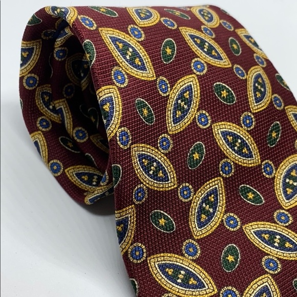 Tommy Hilfiger vintage classy tie red paisley‎ - Picture 4 of 5